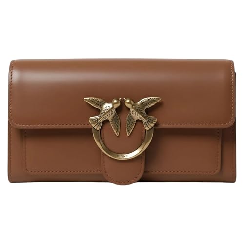 Pinko Cartera Love Bag Simply Cuero, marrón, Talla única