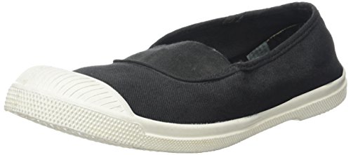Bensimon Tennis Elastique Femme, Zapatillas Mujer, Negro (Carbone), 37 EU