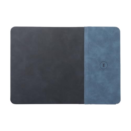 Tapis de souris recharge sans fil rapide 15W et glisse fluide bleue