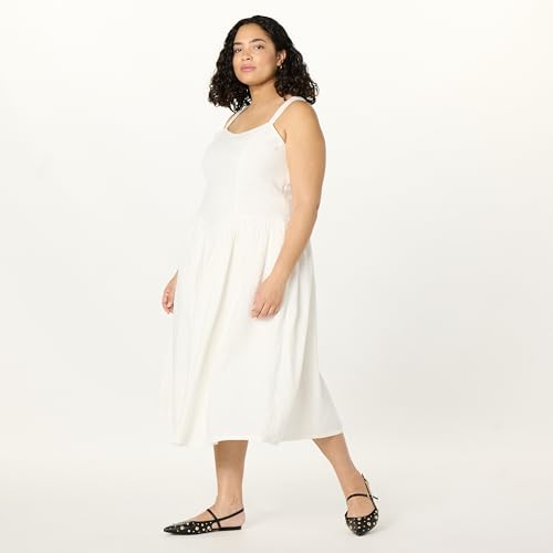 Image of The Drop Womens Balu Feminine Shaped Waist Midi Dress