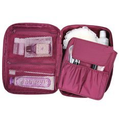 Image of Styleys Nylon & Polyester Toiletry Bag (Maroon S1028)