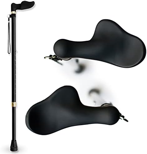 RMS Orthopedic Walking Cane - Offset Cane to Fit Individual's Pal...