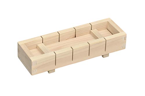 酒井産業 切溝付押し寿司器 5ツ切 国産 ひのき 料理 簡単 手軽 押し寿司 オリジナル 行事 パーティー 小ぶり