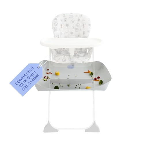 CATCHY - Food Catcher - Compatible with Graco Slim Snacker High Chair + 11 Other High Chairs - Highchair Sold Separately - Baby & Toddler Food & Mess Catcher - Under High Chair Accessory