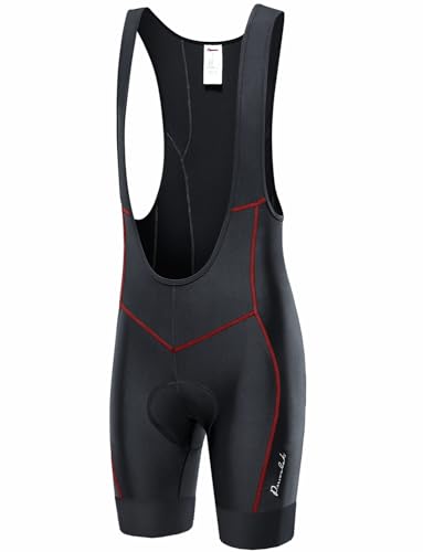Image of Przewalski Men's 3D Padded Cycling Bike Bib Shorts, Excellent Performance and Better Fit