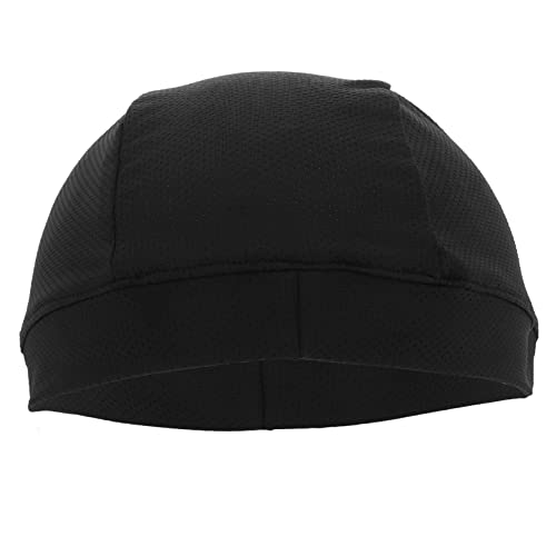 TOVINANNA 1Pc Unisex Quick Dry Cycling Helmet Liner Cap Breathable and Comfortable Riding Hat for Adult Men and Women for Elastic Fit Black