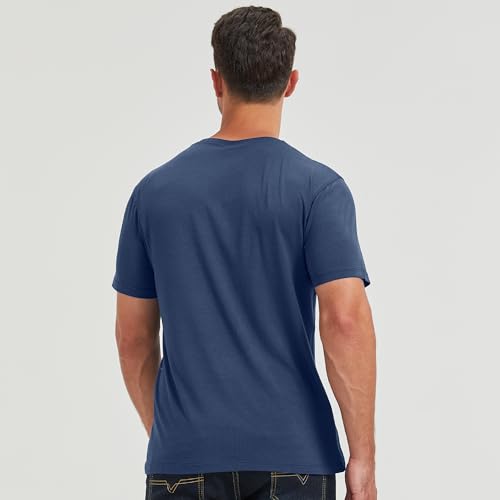 Image of netdraw Men's Ultra Soft Bamboo Viscose Cotton T-Shirt S-3XL | Moisture Wicking, Lightweight, Cool-Touch, Everyday Casual, Lounge, Sleep & Undershirt