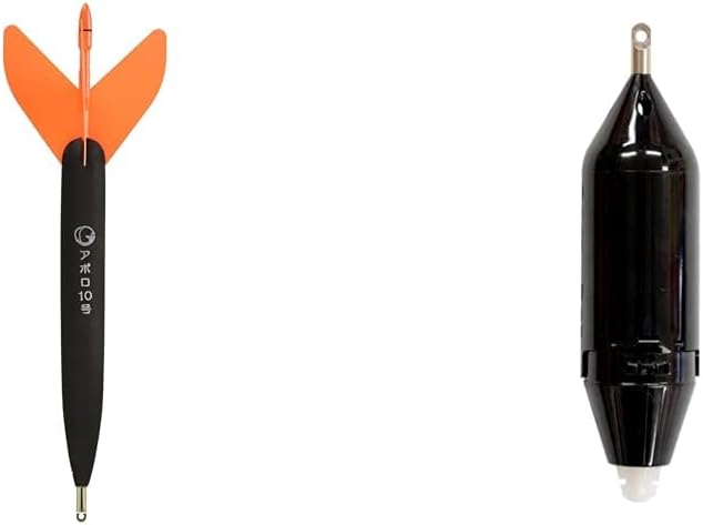 【セット買い】サニー商事(SANY) アポロ電気ウキ 10号 オレンジ + アポロ一発カゴ 10号 ブラック