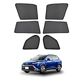 【2025最新型&高密メッシュ＆遮蔽遮熱 Cartist トヨタ カローラクロス メッシュカーテン Corolla cross 2021年~現行 遮光カーテン サンシェード カーシェード フロントドア 遮光カーテン UVカット マグネット式 簡単着脱 遮光 断熱 インテリア 日よけ 車種専用 6枚