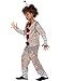 Smiffys Clown Boy Costume Disfraz de payaso vintage, color gris y rojo,...