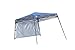 Quik Shade Go Hybrid 6' x 6' Sun Protection Pop-Up Compact and Lightweight 7' x 7' Base Slant Leg Backpack Canopy, Regatta Blue