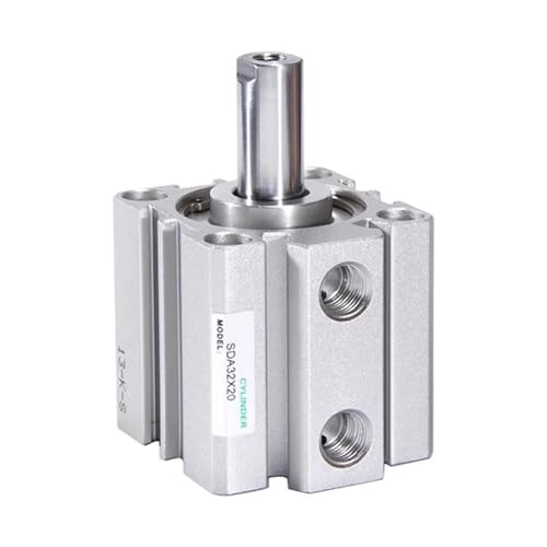 Vérin pneumatique compact double effet SDA50x100-S avec aimant intégré