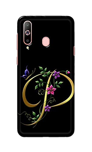 Image of Printed Hard Back Cover Case for Samsung Galaxy A60 | Samsung Galay M40 Back Cover (Alphabet P) -1803