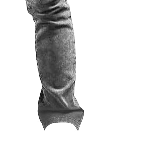 Men's Slim Fit Stretch Jeans Fashion Straight Leg Flex Waist Cargo Denim Pants Ripped Skinny Comfort Feet Pants 5