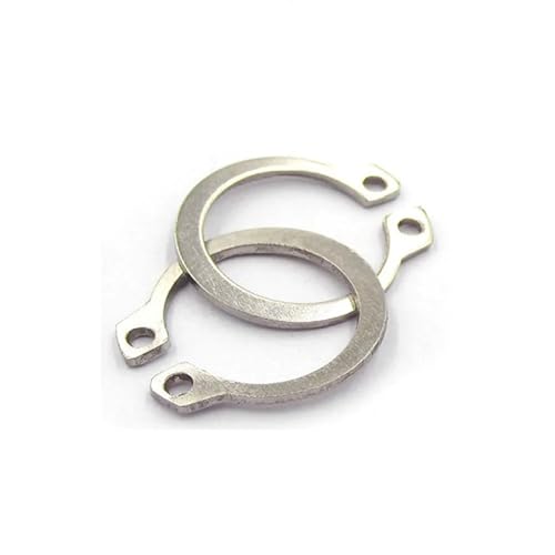 Mdingbao-V[bV[ M6-M30 External Snap Washer Circlip 304 Stainless Steel Elastic Retaining Ring Washers, Ƒϋv(M22 20PCS)
