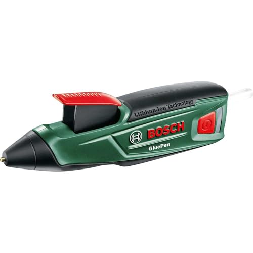 Bosch 06032A2070 Cordless Hot Glue Gun GluePen (Micro USB Charger 4 x Ultrapower Glue Sticks 3.6 V Cardboard Box)