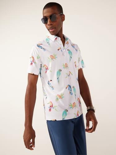 Chubbies Mens The Dude Where's Macaw (Performance Polo)4