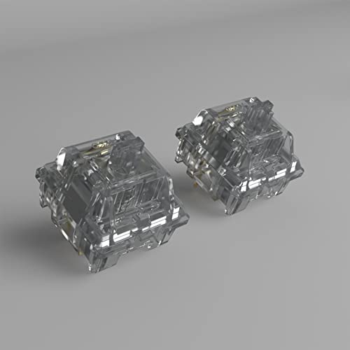 SWITCH PARA TECLADO MECANICO LINEAR MODELO CRYSTAL SILVER