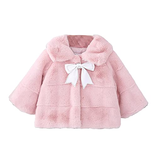 Consejos y comparativas para Comprar Torera nina favoritos de las personas. 36 Yeahdor Chaqueta para Bebé Niñas Coat Ropa Otoño Invierno Manga Larga de Fiesta Chaqueta Grueso Abrigo Capa para Bebés Niña Outerwear A Rosa 2-3 años