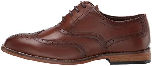 Stacy Adams Boy's Dunbar Wingtip Oxford, Cognac, 5.5 Big Kid | Image 7