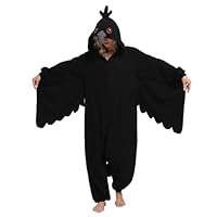 LBJR Erwachsene Cosplay Schlafanzug Tierkostüme Jumpsuit Onesie Nachtwäsche Overall Fasching Karneval Halloween Pyjama
