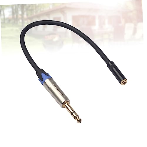 Cable Extensor Audífono Jack 6.35mm a 3.5mm miniatura 6
