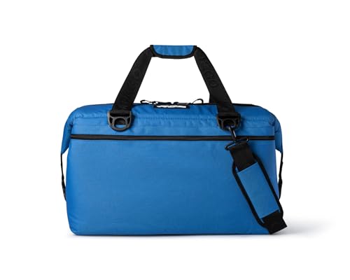 AO Coolers Expedition Canvas Soft-Sided Cooler Bag Leak-Proof Insulated Lightweight Royal Blue 48-Can