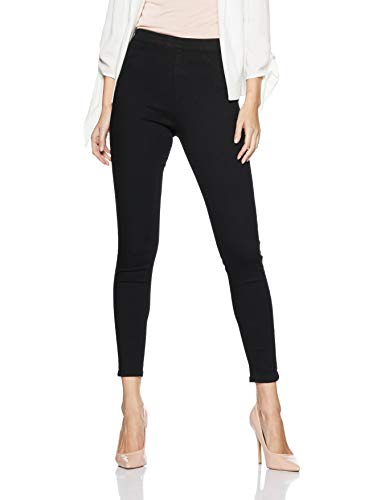 Image of Marks & Spencer Women's Cotton Jeggings (8604 Black 14)
