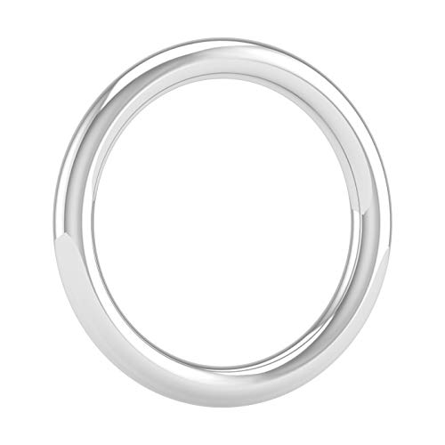 950 Platinum 2.5 mm Plain Wedding Band2