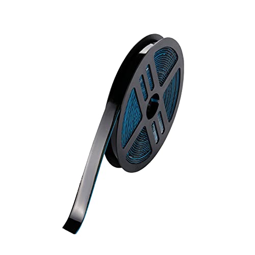 15mm Selbstklebend Flexible Zierleisten, Dekordecke, Waschbecken, Toilette, Fliesenrand, Wandecke, Fußleiste, Boden (schwarz)