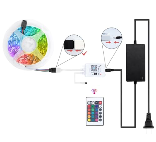 FIta Led Colorida 5 Metros 5050 Wifi - Controle de por App e Voz - Alexa e Google Home