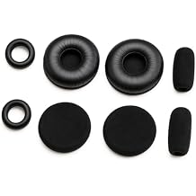 Ear Cushion Kit for Blue Parrott C400-XT Bluetooth Headset 204159 - Replacement Accessories - Ear Cushions, Microphone Foam Windscreens Covers by Global Teck