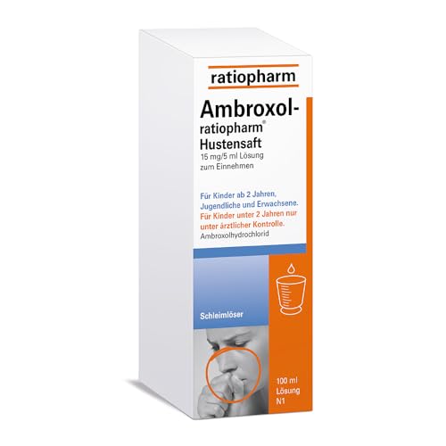 Preisvergleich Produktbild Ambroxol-ratiopharm Hustensaft: Schleimlöser für die Bronchien - erleichtert das Abhusten von zähem Schleim, 100 ml