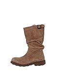 Tacco squadrato Bikkembergs stivale donna vintage 254 M.boot camoscio sand nr.36