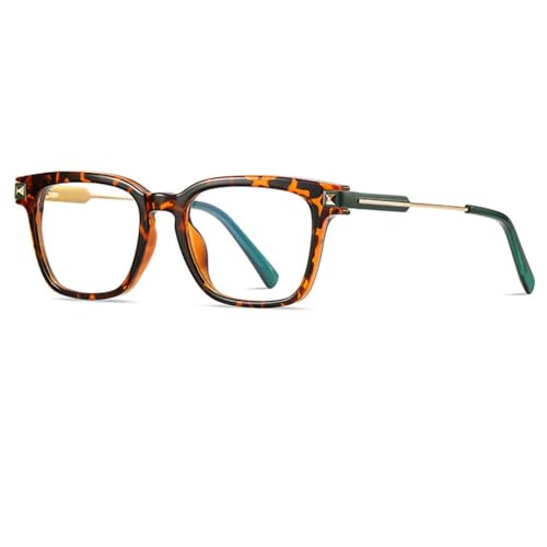 Lunettes carrées à charnière de printemps MUTYNE montures légères double couleurs