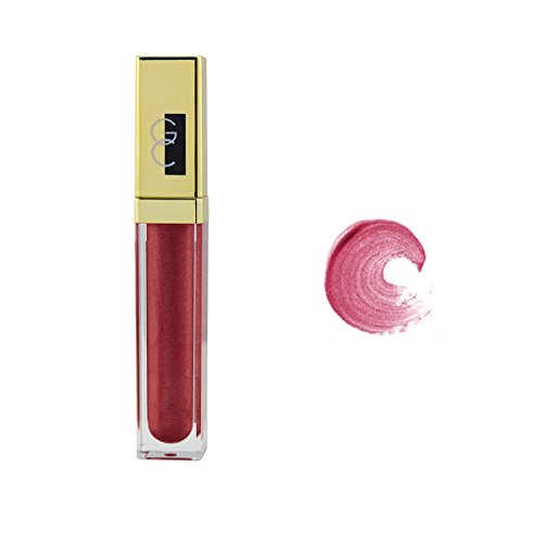 Gerard Cosmetics Color Your Smile Lip Gloss POUTY PRINCESS- BUTTERY SMOOTH AND HIGHLY PIGMENTED non sticky,opaque with LED Lights and Mirror Cruelty Free & Made in the USA