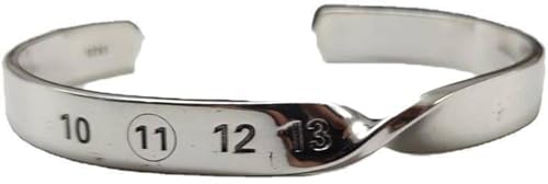 Bracelet S925 lourd en argent massif noué et forgé pour femme élégante