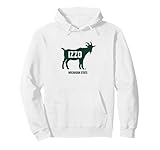 Tom Izzo - Izzo GOAT (White) - Michigan State Basketball Pullover Hoodie