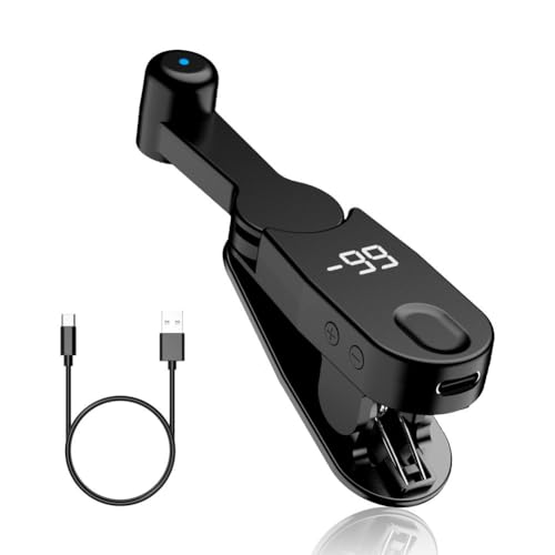 babominimer Clicker automático para móvil y tableta con pantalla digital HD: 99 clics por segundo, 1 198 engranajes ajustables, clicker de velocidad manos libres para juegos, en vivo (negro)