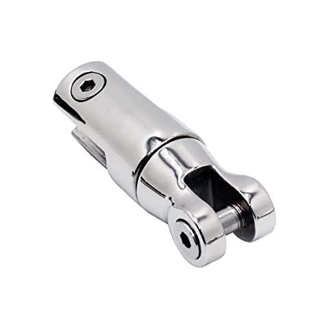 SHENGHUI 1/4"-5/16"(6mm-8mm) Multi-Directional Anchor Swivel Connector, Up to 5/16" Chain - AISI316 Stainless Steel Cover