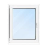 FENSTERVERSAND - Kunststofffenster Weiß - zu öffnendes Fenster Kunststoff mit...