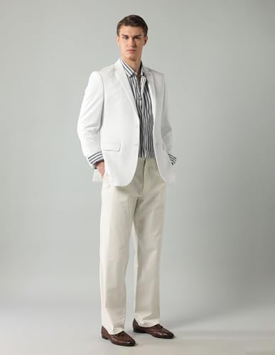 Image of Arrow Knitted Blazer for Men - Slim Fit, Button Closure Casual Blazer for Men