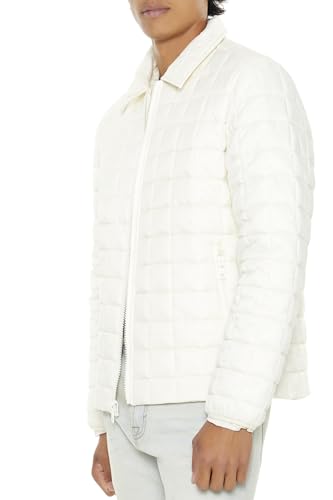 Forever 21 Men's Quilted Zip-up Bomber Jacket3