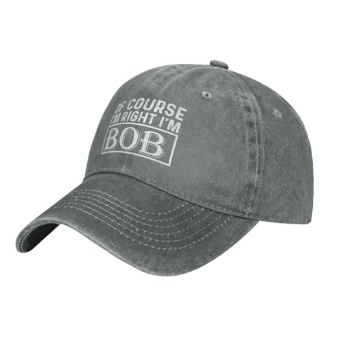 Gorra Of Course I'm Right I'm Bob para hombre miniatura 2