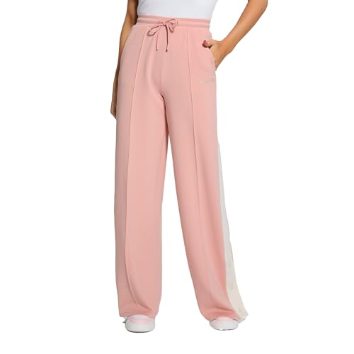 GUESS Women's Eco Suzanne Straight Leg Pant, Beloved Pink