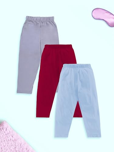 Image of KiddoPanti Boys Solid Pyjama Pant | 100% Soft Cotton Single Jersey | Comfortable Fit with Elastic Waistband & Single Front Pocket | Kids Track Pant