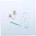2pcs Ear Piercing Tool for Adults Easy to Use Piercer Machine for Safe Ear Hole Piercing Travel