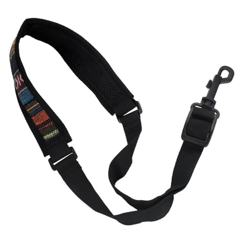 Tiardey Saxophone Neck Strap Adjustable Soft Neck Strap with Hook for Alto Tenor Soprano Saxophone, Multicolor - Image 3