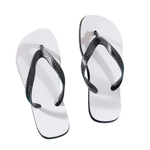 Muka Sublimation Blanks Sandals, Bulk Flip Flops for Weddings, Party, Beach Vacation Essentials, 10 Pairs