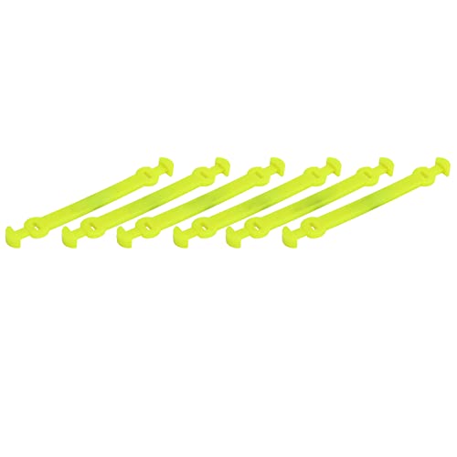 minifinker Amortisseur de Raquette de Tennis, 6 pièces en Silicone à Longue Boucle, Amortisseur de Raquette de Tennis largement utilisé pour Le Sport(Jaune Fluo) Cover